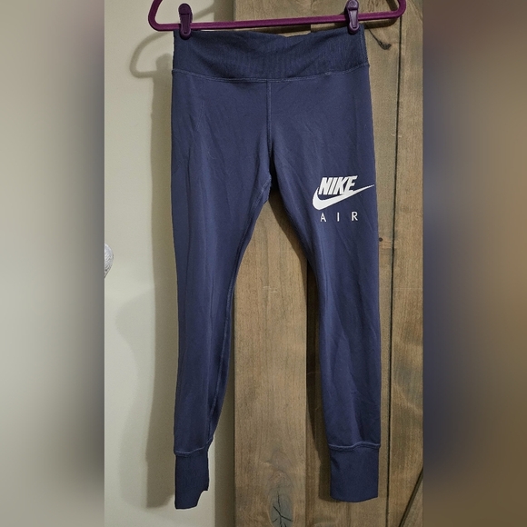 NIKE Fast Womens 7/8 Running jogger Tights Sanded Purple/blue -Size Medium - Picture 4 of 13